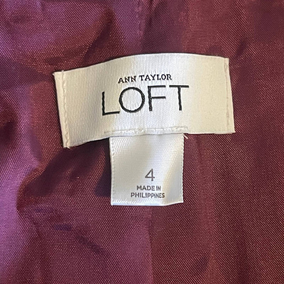 ANN TAYLOR LOFT Women's Velvet Blazer Size 4 - Picture 3 of 11